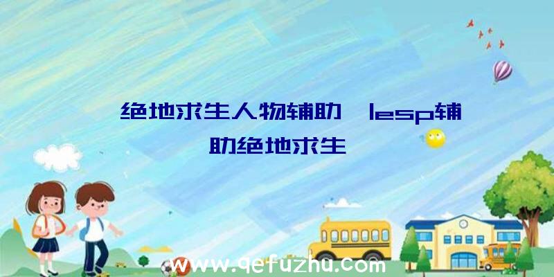 「绝地求生人物辅助」|esp辅助绝地求生